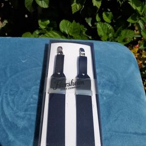 Florsheim Convertible Suspenders  Clip On black